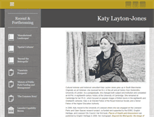 Tablet Screenshot of katylaytonjones.com